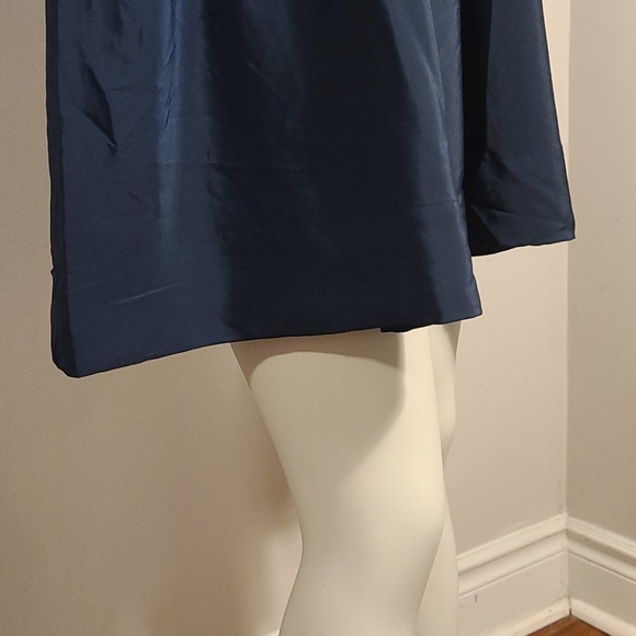 H&M butterfly sleeve navy scoop neck dress - Picture 8 of 10